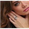 Image 6 : 14KT White Gold 2.22 ctw Diamond Ring