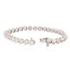 Image 6 : 14KT White Gold 11.40 ctw Diamond Tennis Bracelet