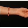 Image 5 : 14KT White Gold 16.34 ctw Pink Coral and Diamond Bracelet