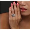 Image 2 : 14KT White Gold 2.25 ctw Diamond Ring