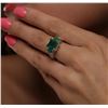 Image 5 : 14KT White Gold 4.12 ctw Emerald Ring