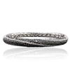 Image 3 : 14KT White Gold 5.96 ctw Diamond Bangle Bracelet