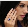 Image 4 : 14KT White Gold 3.77 ctw Tanzanite and Diamond Ring