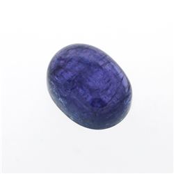 28.04 ctw. One Oval Cabochon Cut Tanzanite