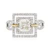 Image 1 : 18KT Two-Tone Gold 2.09 ctw Diamond Ring