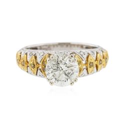 18KT Two-Tone Gold 2.05 ctw Diamond Ring