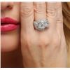 Image 3 : 14KT White Gold 2.44 ctw Diamond Ring