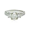 Image 1 : 14KT White Gold EGL Certified 2.31 ctw Diamond Ring