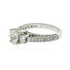 Image 2 : 14KT White Gold EGL Certified 2.31 ctw Diamond Ring