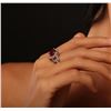 Image 5 : 14KT White Gold 4.88 ctw Ruby and Diamond Ring