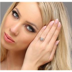 10KT White Gold 0.25 ctw Diamond Ring