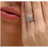 Image 2 : 10KT White Gold 0.25 ctw Diamond Ring