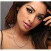 Image 2 : 14KT White Gold 10.86 ctw Diamond Necklace
