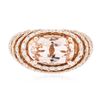 Image 1 : 14KT Rose Gold 3.74 ctw Morganite and Diamond Ring