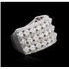 Image 4 : 14KT White Gold 2.59 ctw Diamond Ring