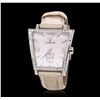 Image 1 : Stainless Steel 0.85 ctw Diamond Corum Trapeze Wristwatch