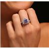 Image 1 : 14KT Two-Tone Gold 2.25 ctw Tanzanite and Diamond Ring