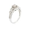 Image 6 : 14KT White Gold 1.19 ctw Diamond Ring
