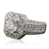 Image 4 : 14KT White Gold 5.79 ctw Diamond Ring