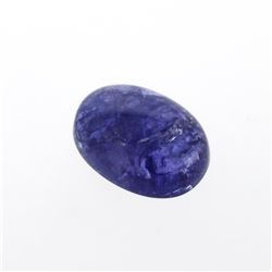 18.34 ctw. One Oval Cabochon Cut Tanzanite