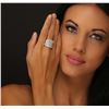 Image 1 : 18KT White Gold 5.27 ctw Diamond Ring