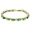 Image 3 : 14KT Yellow Gold 10.05 ctw Tsavorite and Diamond Bracelet