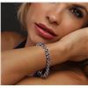 Image 5 : 14KT White Gold 30.68 ctw Tanzanite Bracelet