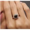 Image 2 : 14KT White Gold 1.97 ctw Brown Tourmaline and Diamond Ring