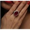 Image 6 : 14KT Yellow Gold 11.18 ctw Ruby and Diamond Ring