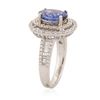 Image 6 : 14KT Two-Tone Gold 2.63 ctw Tanzanite and Diamond Ring