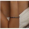 Image 2 : 14KT White Gold 3.46 ctw Sapphire and Diamond Bracelet