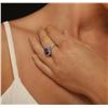 Image 5 : 14KT White Gold 4.01 ctw Tanzanite and Diamond Ring