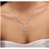 Image 1 : 14KT White Gold 2.21 ctw Diamond Necklace