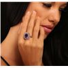 Image 5 : 14KT Rose Gold 5.95 ctw Tanzanite and Diamond Ring