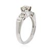 Image 6 : Platinum 1.20 ctw Diamond Ring