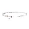 Image 5 : 14KT White Gold 0.60 ctw Diamond Bangle