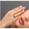 Image 2 : 14KT White Gold 2.01 ctw Tanzanite and Diamond Ring
