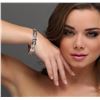 Image 2 : 14KT White Gold 0.52 ctw Diamond Bracelet