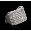 Image 4 : 14KT White Gold 2.30 ctw Diamond Ring