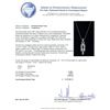Image 8 : 14KT White Gold 11.80 ctw Aquamarine and Diamond Pendant With Chain