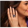 Image 4 : 14KT White Gold 5.01 ctw Tanzanite and Diamond Ring