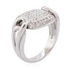 Image 7 : 14KT White Gold 0.93 ctw Diamond Ring