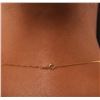 Image 5 : 14KT Yellow Gold 1.99 ctw Morganite and Diamond Pendant With Chain