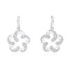 Image 3 : 14KT White Gold 0.95 ctw Diamond Earrings