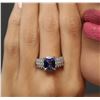 Image 1 : 14KT Two-Tone 3.16 ctw Tanzanite and Diamond Ring