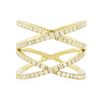 Image 1 : 14KT Yellow Gold 0.91 ctw Diamond Ring