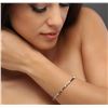 Image 1 : 14KT White Gold 0.82 ctw Diamond Bangle Bracelet