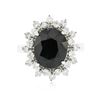 Image 3 : 14KT White Gold 4.67 ctw Sapphire and Diamond Ring