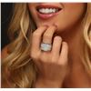 Image 2 : 18KT White Gold 4.55 ctw Diamond Ring