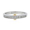 Image 3 : 18KT Two-Tone Gold 0.20 ctw Diamond Ring